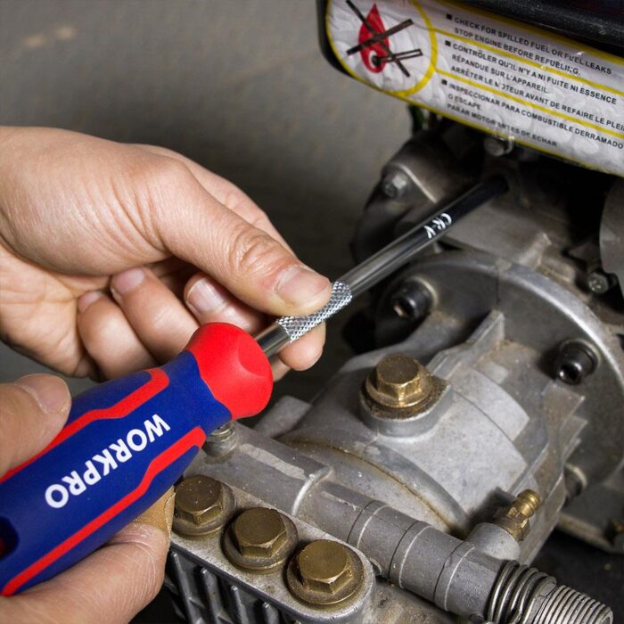 WORKPRO WP200505 8 Parça Profesyonel CR-V Manyetik Tornavida Seti - Görsel 8