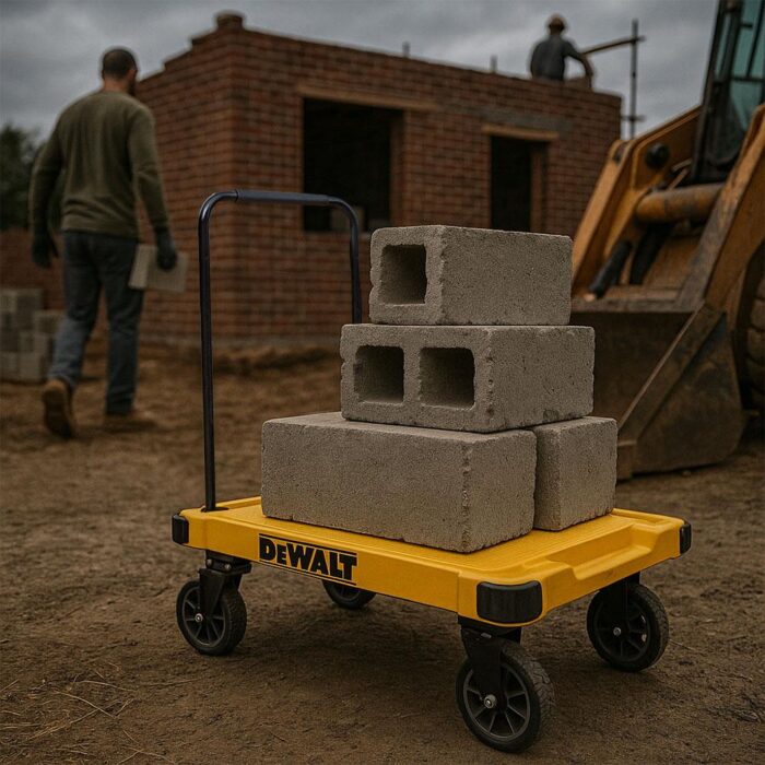 DEWALT DWT710 200Kg Profesyonel Katlanabilir Dört Tekerlekli Yük ve Paket Taşıma Arabası - Görsel 4