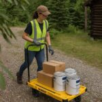 DEWALT DWT710 200Kg Profesyonel Katlanabilir Dört Tekerlekli Yük ve Paket Taşıma Arabası - Görsel 5