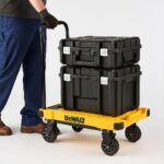 DEWALT DWT710 200Kg Profesyonel Katlanabilir Dört Tekerlekli Yük ve Paket Taşıma Arabası - Görsel 6