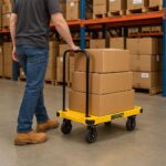 DEWALT DWT710 200Kg Profesyonel Katlanabilir Dört Tekerlekli Yük ve Paket Taşıma Arabası - Görsel 7