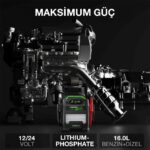 Lokithor J10000HD 12V/24V 10.000Amp LiFePO4 Akıllı Akü Takviye + Powerbank + Led Lamba - Görsel 3