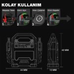 Lokithor J10000HD 12V/24V 10.000Amp LiFePO4 Akıllı Akü Takviye + Powerbank + Led Lamba - Görsel 8