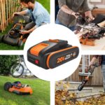 WORX WA3639 20Volt 2.0Ah. Li-ion PowerShare Yedek Akü - Görsel 3