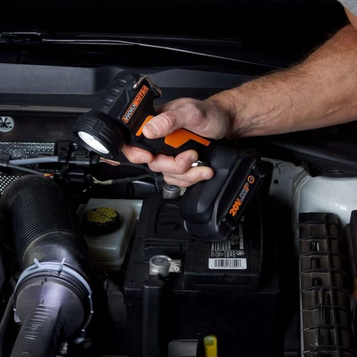 Worx WX025.9 20Volt 160/350 Lümen Profesyonel Çok Fonksiyonlu Led Fener (Akü Dahil Değildir) - Görsel 7