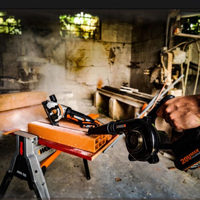 Worx WX094.9 20Volt Profesyonel Şarjlı Devir Ayarlı Üfleyici (Akü Dahil Değildir) - Görsel 7