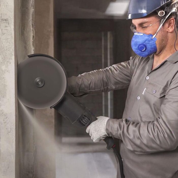 Worx WX709 2350Watt 230mm Profesyonel Dönebilir Tutma Kollu Büyük Taşlama - Görsel 6