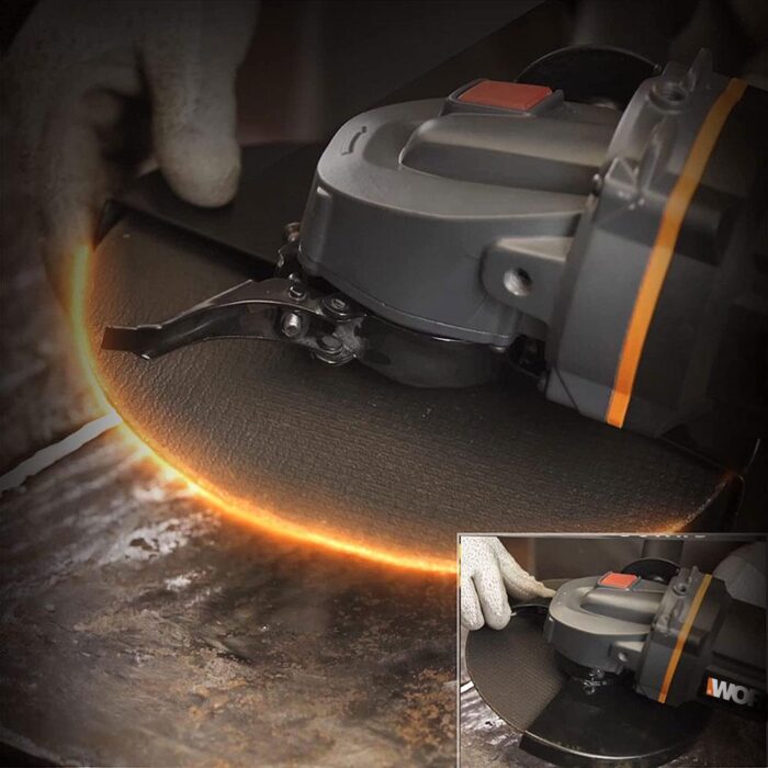 Worx WX709 2350Watt 230mm Profesyonel Dönebilir Tutma Kollu Büyük Taşlama - Görsel 10