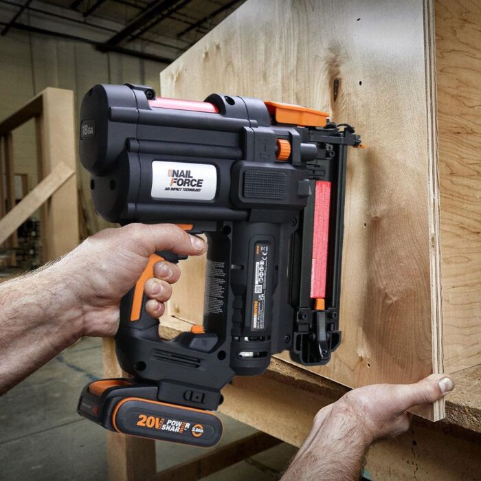 WORX WX844.9 20Volt 16-40mm Profesyonel Şarjlı Zımba Makinesi + 2700 Adet Yedek Zımba (Akü Dahil Değildir) - Görsel 8